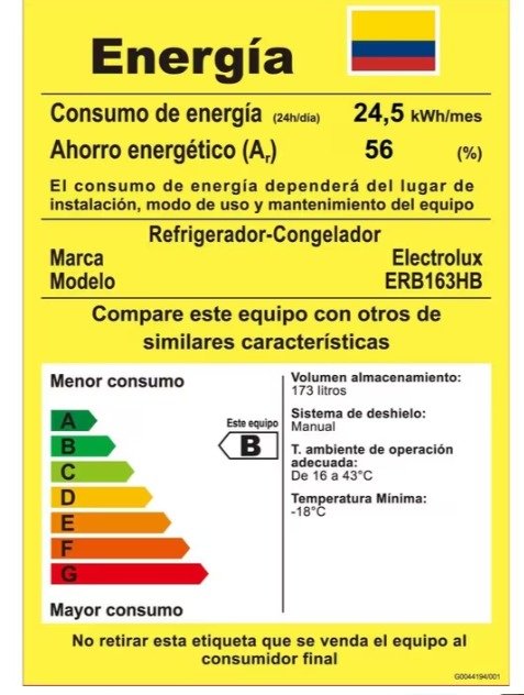Vendo nevera Electrolux 173 litros